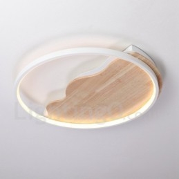 Dimmbar Hvit Sky Rund Tre Taklampe Ultratynn Taklampe Kan Også Brukes Som Vegglampe