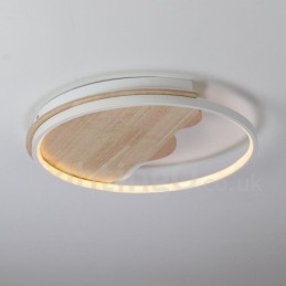 Dimmbar Hvit Sky Rund Tre Taklampe Ultratynn Taklampe Kan Også Brukes Som Vegglampe