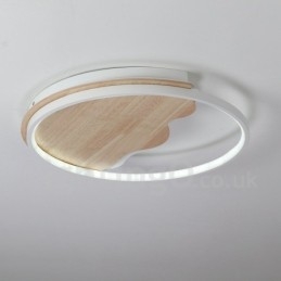 Dimmbar Hvit Sky Rund Tre Taklampe Ultratynn Taklampe Kan Også Brukes Som Vegglampe