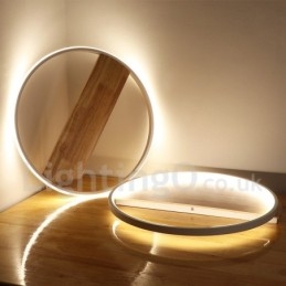 Dimbar Hvit Rund Tretaklampe Ultratynn Taklampe Kan Også Brukes Som Vegglampe