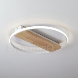 Dimbar Hvit Rund Tretaklampe Ultratynn Taklampe Kan Også Brukes Som Vegglampe
