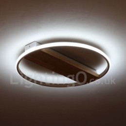 Dimbar Hvit Rund Tretaklampe Ultratynn Taklampe Kan Også Brukes Som Vegglampe