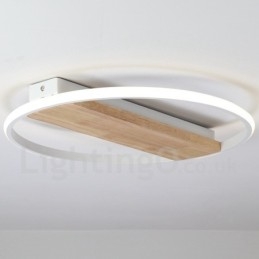 Dimbar Hvit Rund Tretaklampe Ultratynn Taklampe Kan Også Brukes Som Vegglampe