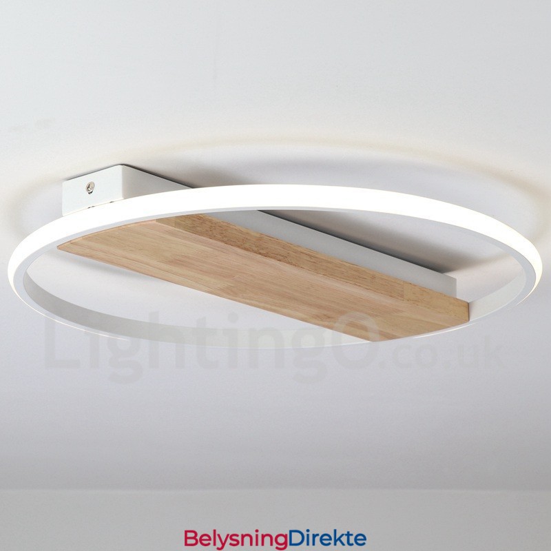 Dimbar Hvit Rund Tretaklampe Ultratynn Taklampe Kan Også Brukes Som Vegglampe