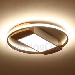Dimbar Hvit Rund Tretaklampe Ultratynn Taklampe Kan Også Brukes Som Vegglampe