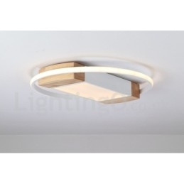 Dimbar Hvit Rund Tretaklampe Ultratynn Taklampe Kan Også Brukes Som Vegglampe