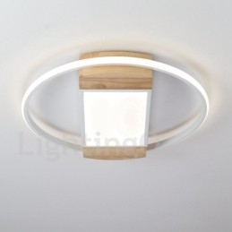 Dimbar Hvit Rund Tretaklampe Ultratynn Taklampe Kan Også Brukes Som Vegglampe
