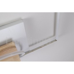 Dimbar Hvit Firkantet Tretaklampe Ultratynn Taklampe Kan Også Brukes Som Vegglampe
