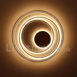 Dimmbar Hvit Ringtaklampe I Tre Ultratynn Taklampe Kan Også Brukes Som Vegglampe