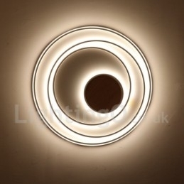 Dimmbar Hvit Ringtaklampe I Tre Ultratynn Taklampe Kan Også Brukes Som Vegglampe