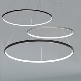 Dimbar 63W 100Cm Diameter Pendellampe Moderne Design Ring