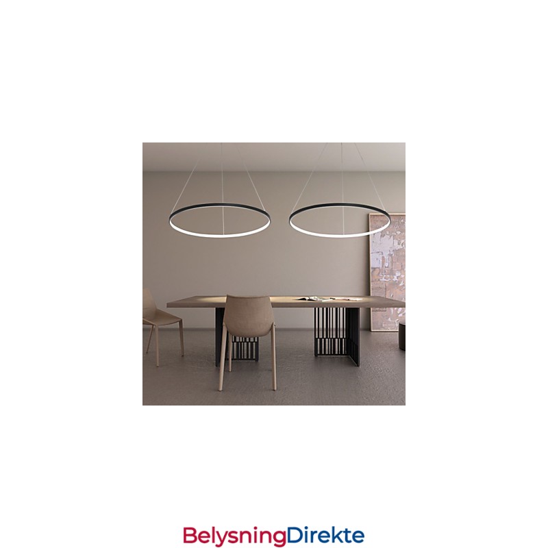 Dimbar 63W 100Cm Diameter Pendellampe Moderne Design Ring