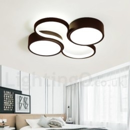 Dimbar Moderne, Moderne Taklampe I Aluminium, Innfelt Lampe For Stue, Soverom, Kan Også Brukes Som Vegglampe