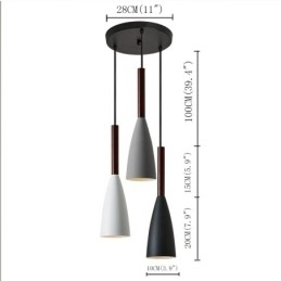 Moderne, Samtidskunstnerisk Macaron-Pendellampedesign