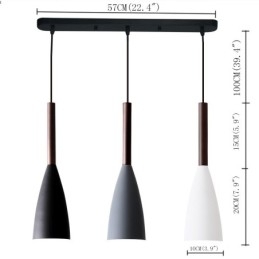 Moderne, Samtidskunstnerisk Macaron-Pendellampedesign