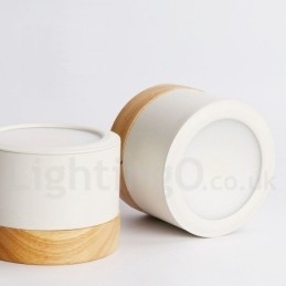 Mini Taklampe I Tre, Moderne Design, Med Akrylskjerm, Spesielt For Bruk Som Vegglampe