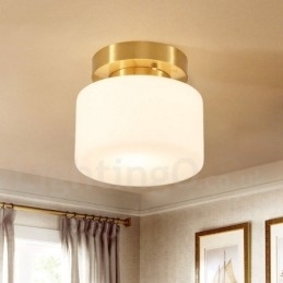Retro Vintage Innfelt Taklampe Med Skjerm
