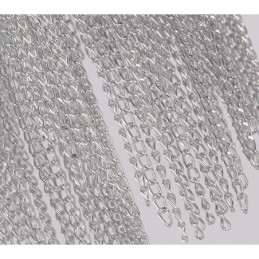 Aluminium Tassels Lysekrone Designer Pendellampe Sølvfarget