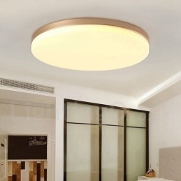 Ultratynne Runde Dimbare Moderne, Samtidskunstneriske Nordiske Taklamper I Innfelt Form Med Akrylskjerm, Kan Også Brukes Som Vegglampe