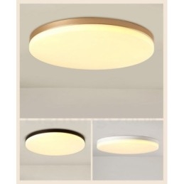 Ultratynne Runde Dimbare Moderne, Samtidskunstneriske Nordiske Taklamper I Innfelt Form Med Akrylskjerm, Kan Også Brukes Som Vegglampe