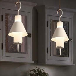 Mini-Stil Moderne Og Moderne Metallanhengslampe Med 2 Lys