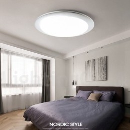 4 Cm Tykk Supertynn Dimbar Moderne, Moderne Nordisk Stil, Innfelt Taklampe Med Akrylskjerm Og Fjernkontroll, Kan Også Brukes Som Vegglampe