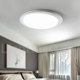 4 Cm Tykk Supertynn Dimbar Moderne, Moderne Nordisk Stil, Innfelt Taklampe Med Akrylskjerm Og Fjernkontroll, Kan Også Brukes Som Vegglampe