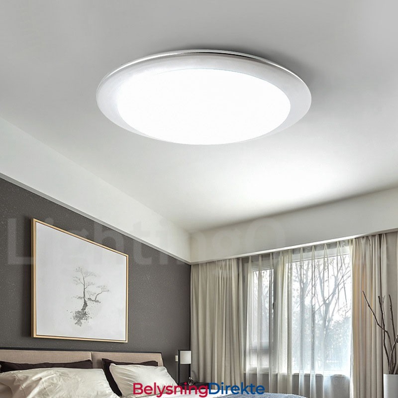 4 Cm Tykk Supertynn Dimbar Moderne, Moderne Nordisk Stil, Innfelt Taklampe Med Akrylskjerm Og Fjernkontroll, Kan Også Brukes Som Vegglampe
