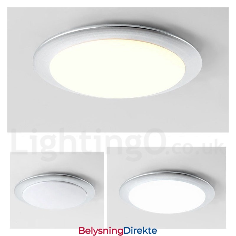 4 Cm Tykk Supertynn Dimbar Moderne, Moderne Nordisk Stil, Innfelt Taklampe Med Akrylskjerm Og Fjernkontroll, Kan Også Brukes Som Vegglampe