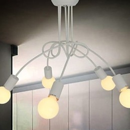 Moderne Samtidsmaleri Metalllysekrone