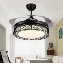 108 Cm (42 Tommer) 91 Cm (36 Tommer) Moderne, Samtidskunst Fjernstyrt Hul Takvifte Med Akrylskjerm, Lydløs Motor I Rent Kobber