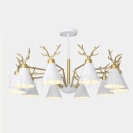 10-Lyss Nordisk Macaron Moderne Gevirlysekrone