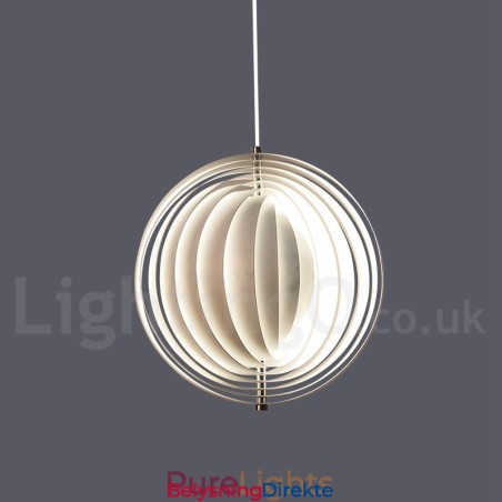 Globe Hvit Roter Postmodern Diy Pendellampe