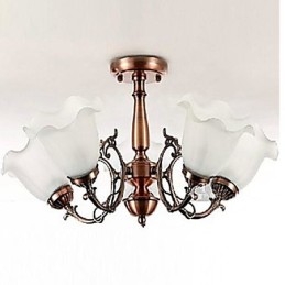 Moderne Samtids Tradisjonell Klassisk Retro Galvanisert Metall Innfelt Montering