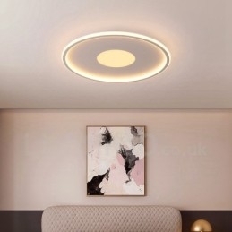 Ultratynne Dimbare Moderne, Samtidskunstneriske Nordiske Taklamper Med Fjernkontroll, Kan Også Brukes Som Vegglampe