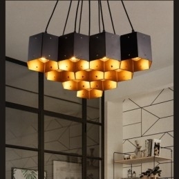 Loft Industriell Stil Pendellysekrone
