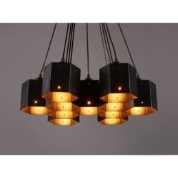 Loft Industriell Stil Pendellysekrone