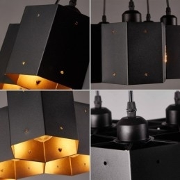 Loft Industriell Stil Pendellysekrone