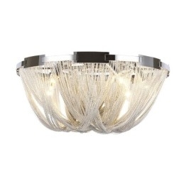 Tassels Lysekrone Designer Taklampe Sølvgullfarge