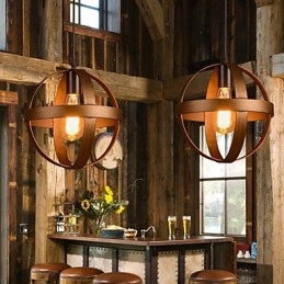 Retro Jernlampe Moderne Minimalistisk Lysekrone I Industriell Stil