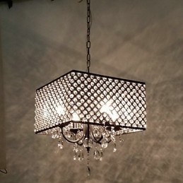 Tradisjonell Klassisk Krystallmaling Metalllysekrone