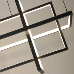 Dimmbar Pendellampe Moderne Design Fire Rektangler