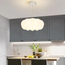 Nordisk Moderne Kreativ Gresskar Dimmbar Pendellampe Pendellampe Veranda