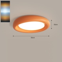 Dimbar Rund Fullspektret Øyebeskyttelse Flerfarget Moderne Innfelt Taklampe Innendørs Belysningsarmaturer