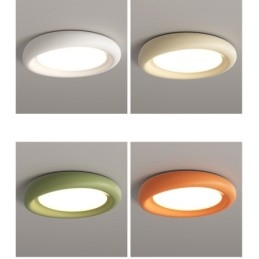 Dimbar Rund Fullspektret Øyebeskyttelse Flerfarget Moderne Innfelt Taklampe Innendørs Belysningsarmaturer