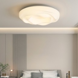Dimmbar Rund Moderne Innfelt Taklampe Innendørs Belysningsarmatur