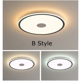 Nordisk 3,5 Cm Tykk Rund Fullspektret Øyebeskyttelse Innendørs Dimbar Taklampe