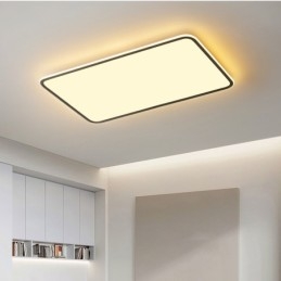 Moderne Stor Dimbar Rektangulær Innfelt Taklampe Innendørs Belysningsarmatur