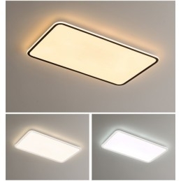Moderne Stor Dimbar Rektangulær Innfelt Taklampe Innendørs Belysningsarmatur
