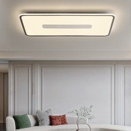 Moderne Stor Dimbar Rektangulær Innfelt Taklampe Fullspektret Øyebeskyttelse